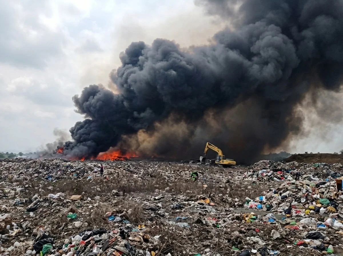 Kebakaran TPA Supiturang, Kota Malang, masih dalam penyelidikan polisi. Seorang warga Kabupaten Malang diamankan karena diduga memicu kebakaran akibat puntung rokok.